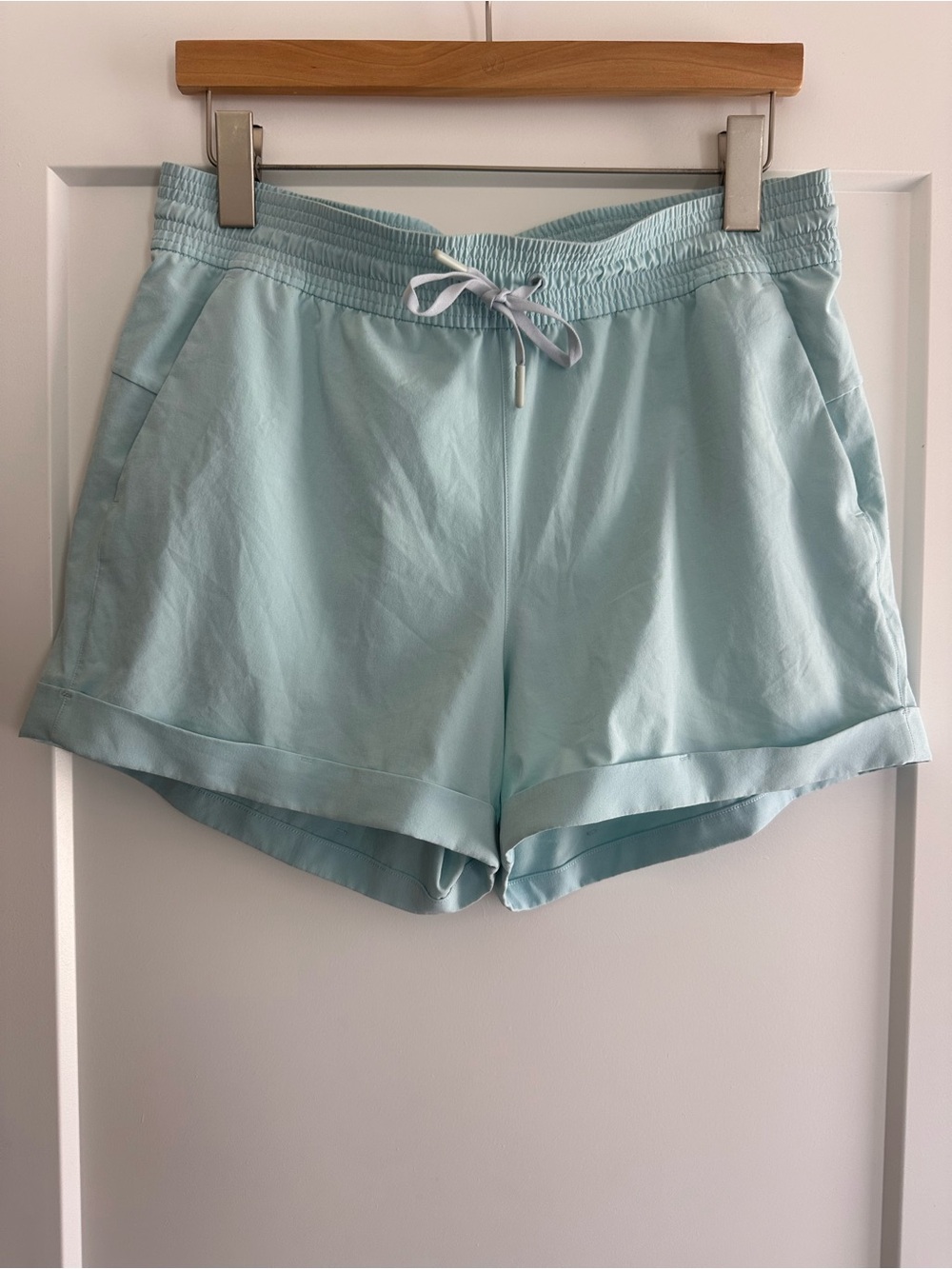 lululemon athletica Light Aqua Athletic Shorts